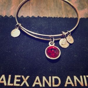Gorgeous Alex and Ani “July/Ruby” Bracelet